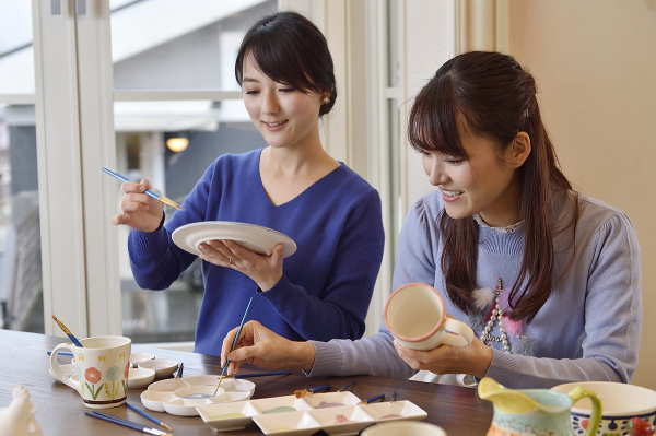 ポタリーペインティング体験